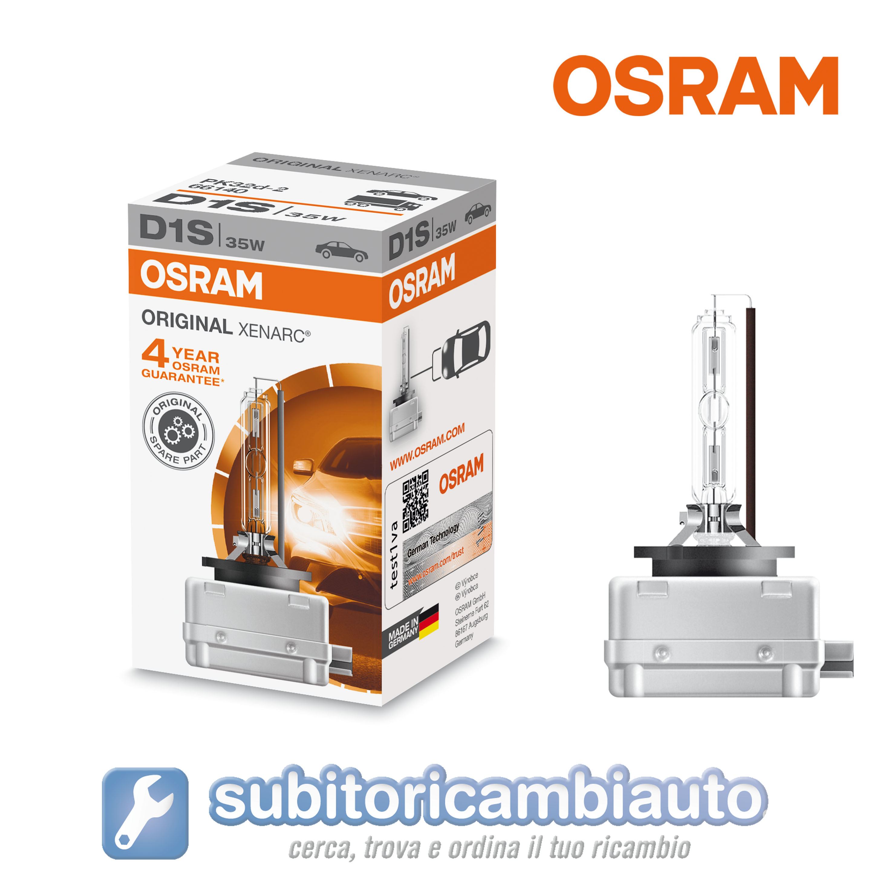 Lampada Osram Xenarc Original D S Per Fari Allo Xeno Lampada A